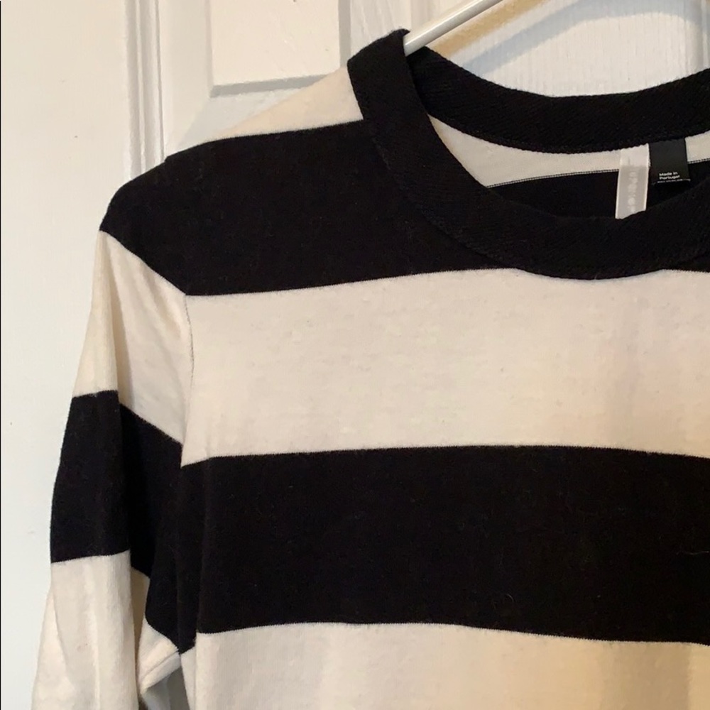 Striped sweater dress